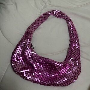 🔥MOVE OUT SALE🔥 urban outfitters, pink sparkly bag | EVERYTHING MUST GO